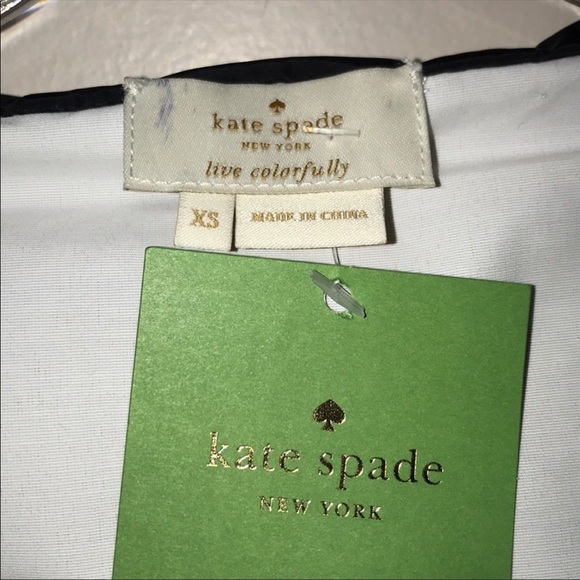 Like new!! Kate Spade Colorblock Mixed Media Anorak Jacket - Picture 5 of 8